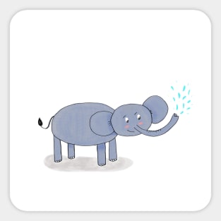 Ellen the Elephant Sticker